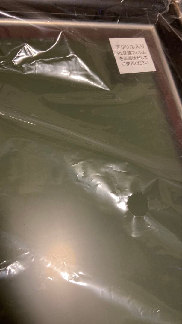 ◎新品未使用◎F10 額縁　送料込み　アクリル　油絵油彩キャンバス　黒×シルバー