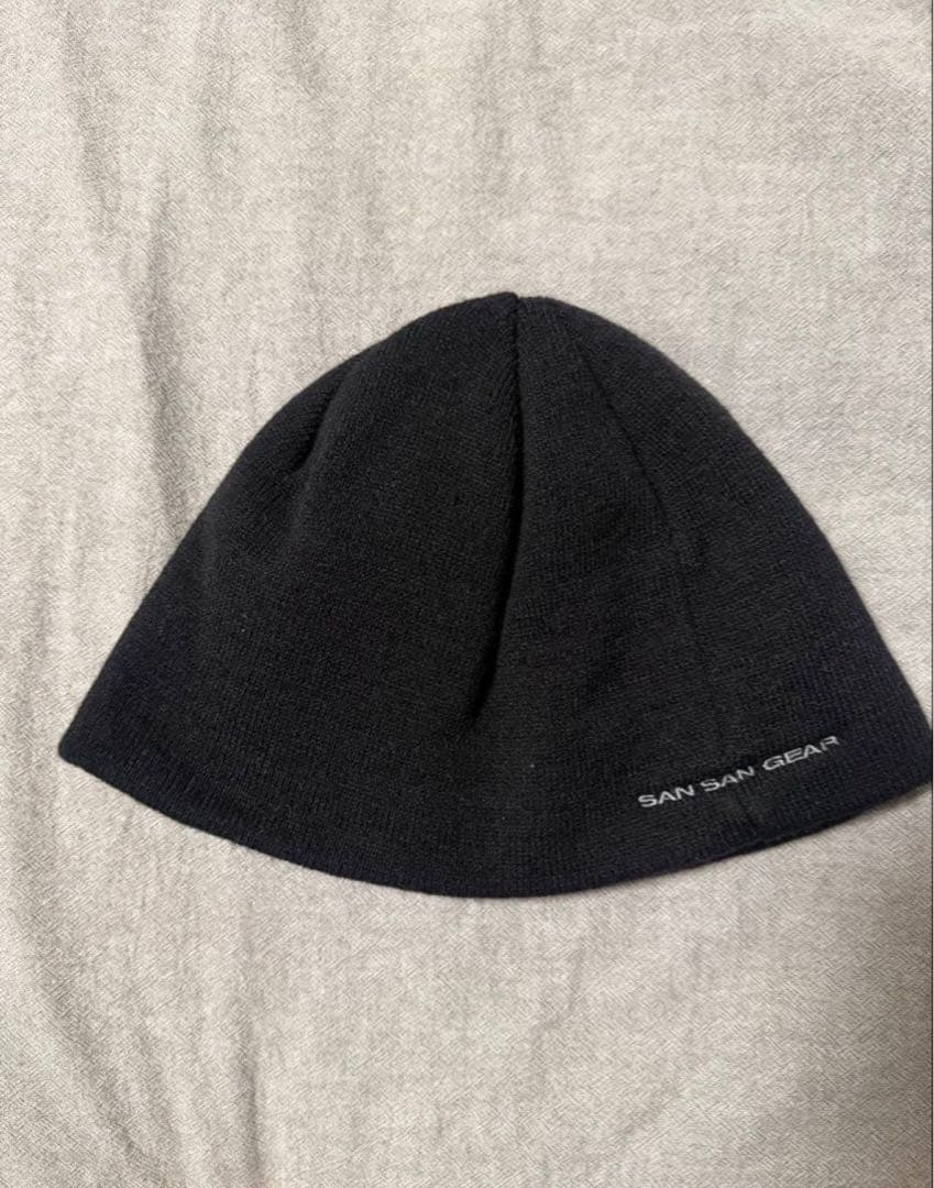 SAN SAN GEAR ブラック ニット帽 ビーニー