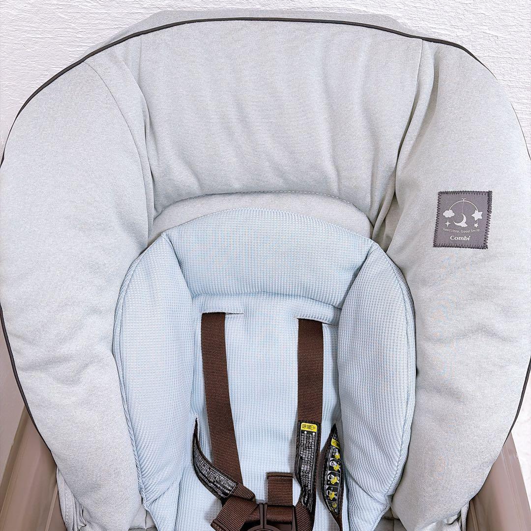 【美品】Combi コンビ ネムリラ AUTO SWING ミントグレー