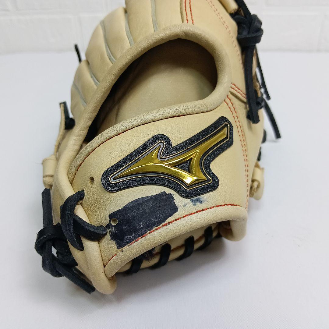 【美品】ミズノ　MZSofter　大人用　軟式グローブ　クリーム　オールラウンド