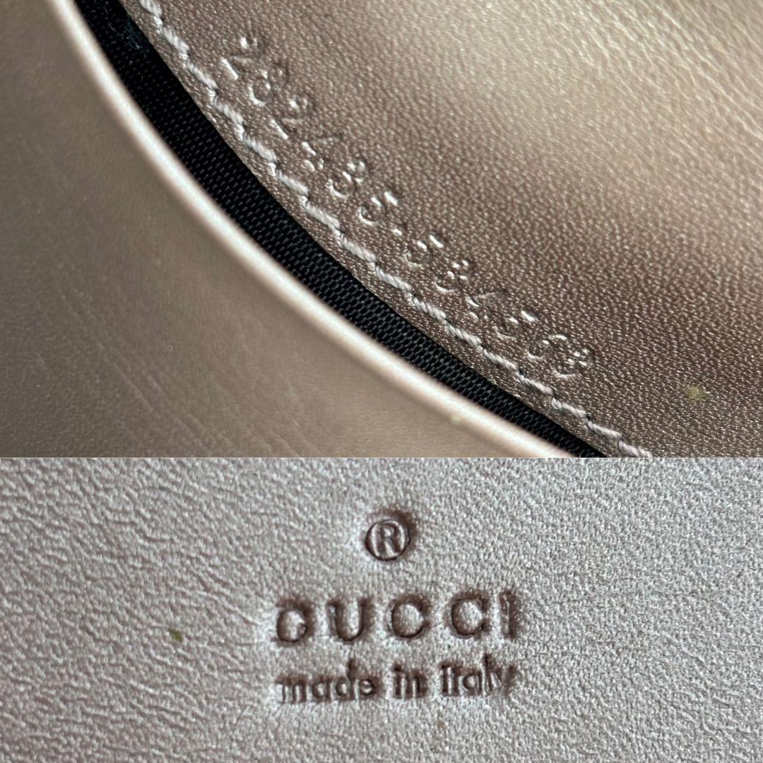 【超激レア 美品】グッチ　名刺入れ　インターロッキング　マイクロシマ　入手困難