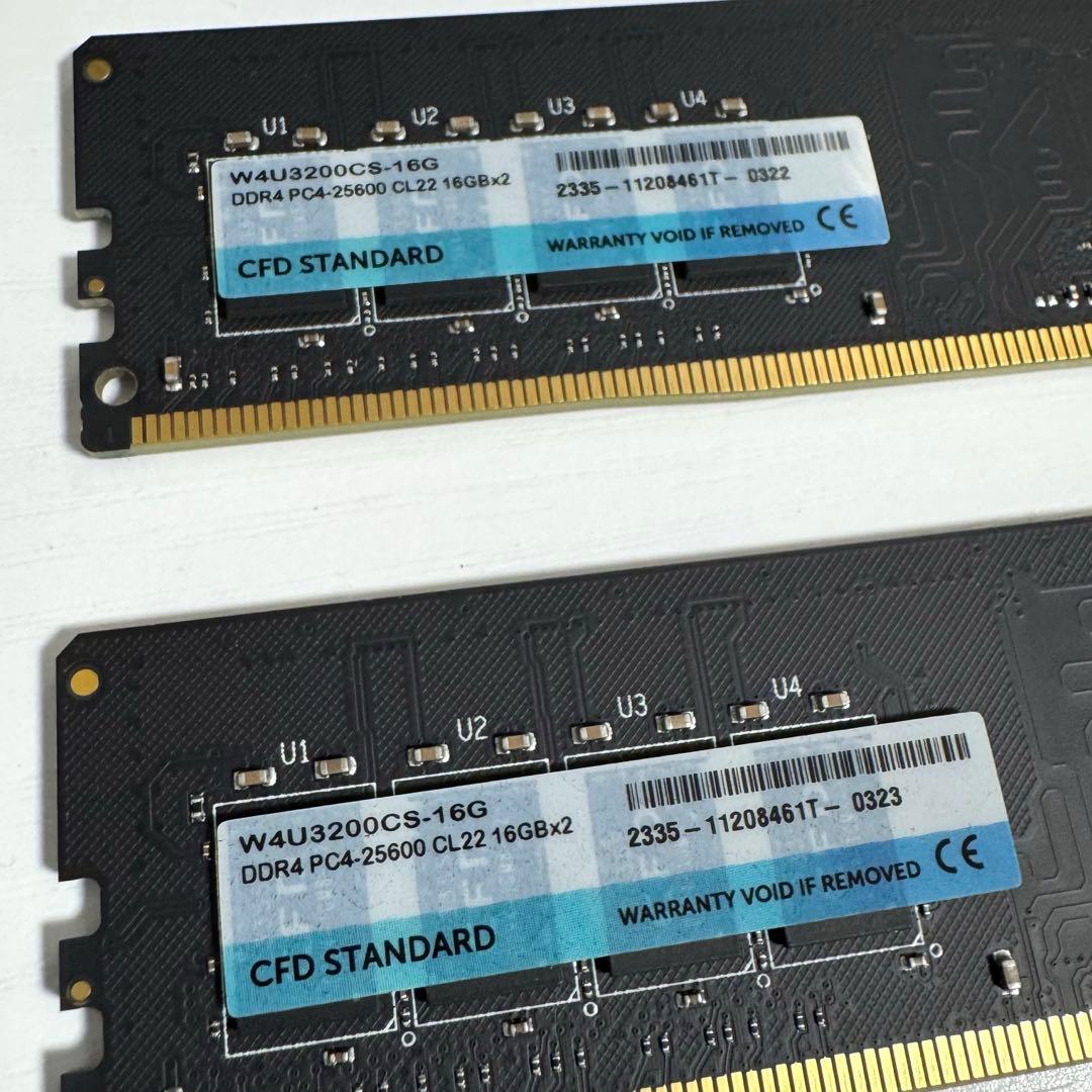 DDR4 3200 (PC4-25600) 16GB 2枚