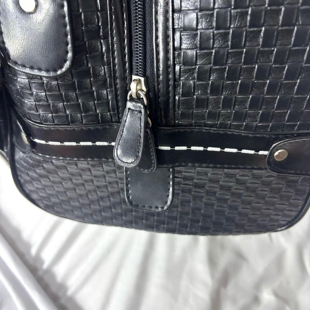 極美品 Titleist タイトリスト ゴルフバッグ ボストンバッグ 編み込み