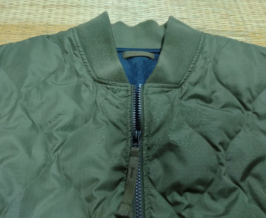 TAION ミリタリー MA-1 ダウンジャケット ダークオリーブ 3XL