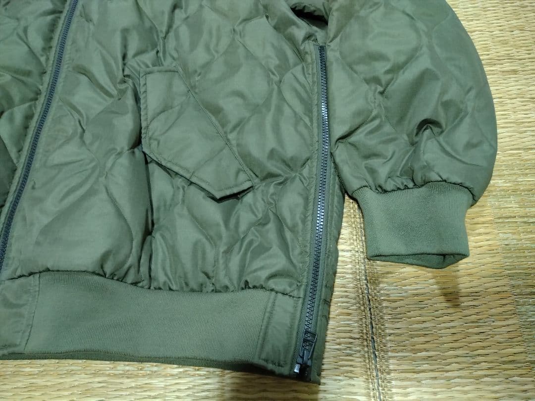 TAION ミリタリー MA-1 ダウンジャケット ダークオリーブ 3XL