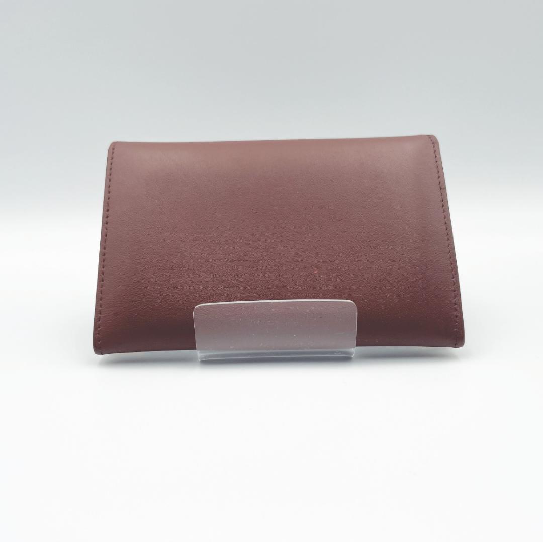 【Cartier（カルティエ）】名刺入れ ボルドー マストライン 本革