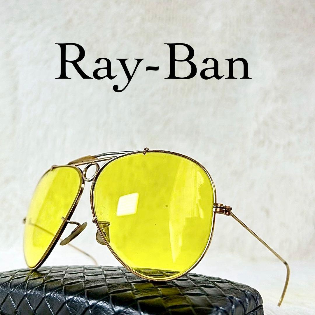 木村拓哉さん着用　Ray-Ban　シューター　ボシュロム　刻印　イエローレンズ