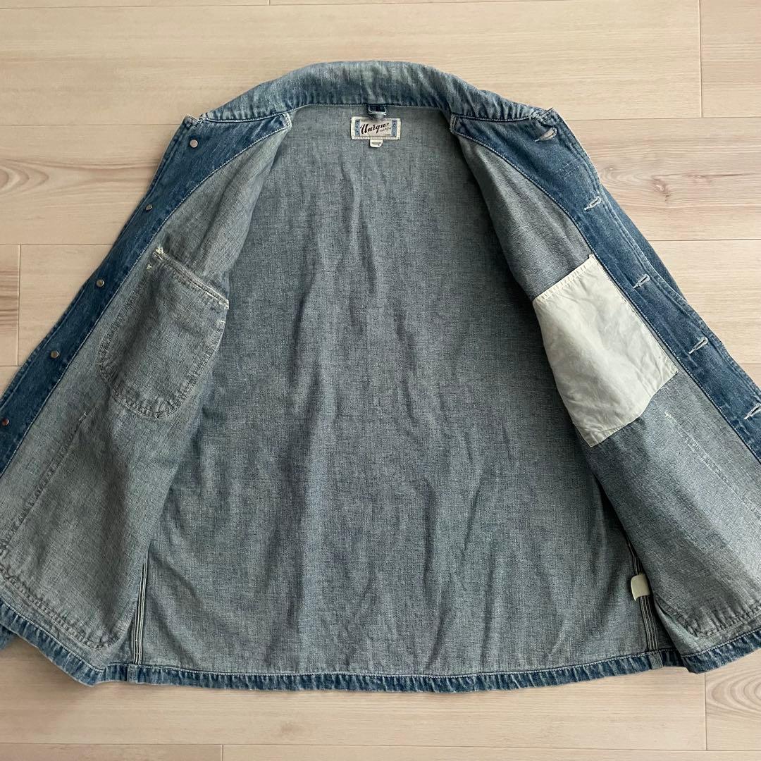 希少◆80s 最初期 OLD UNIQLO ユニクロ デニム カバーオール M
