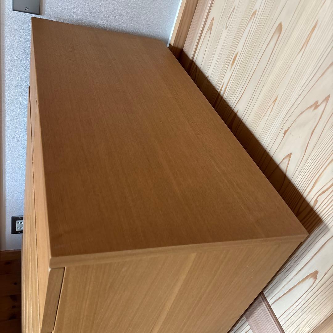 無印良品 タモ材チェスト ６段