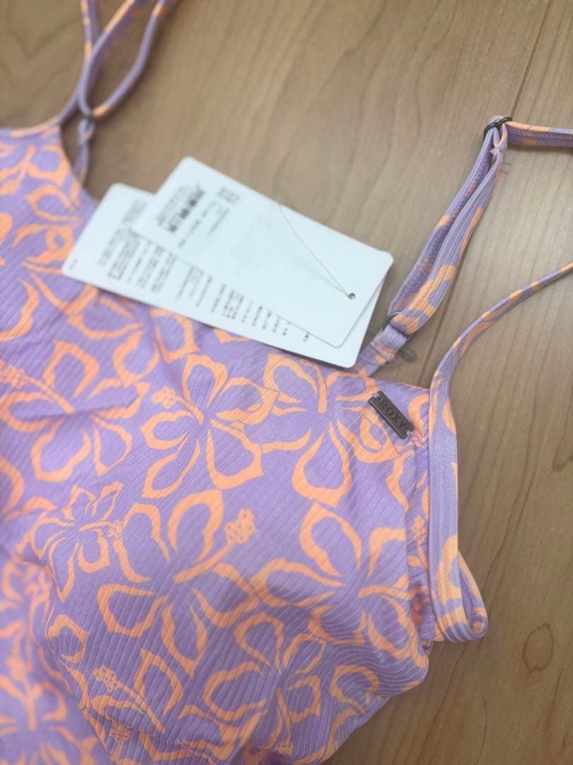 【新品タグ付】Roxyロキシー ビキニ 上下セットトロピカルフラワー柄