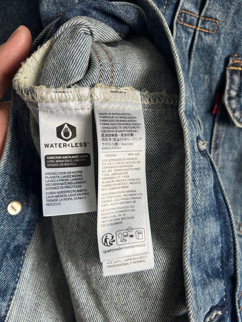 ね*こ様 リーバイス 2nd トラッカージャケット RELAXED M 実寸L相