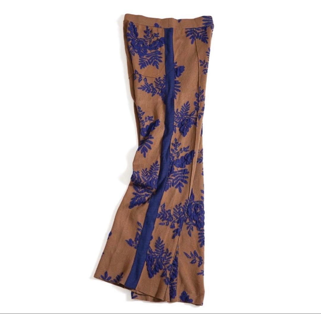 美品 トライト ジャーナルスタンダード フラワージャガードパンツ