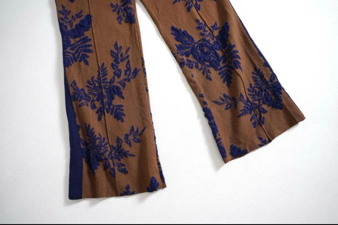 美品 トライト ジャーナルスタンダード フラワージャガードパンツ