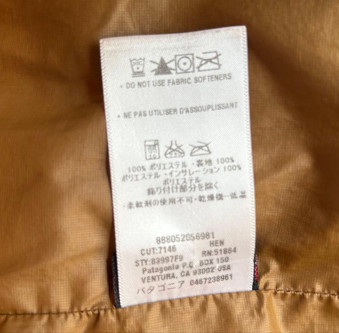 Patagonia ライトダウンベスト オリーブグリーン