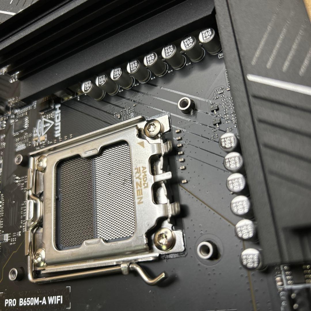 MSI マザーボード PRO B650M-A WiFi Socket AM5