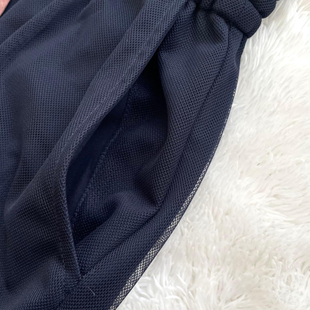 ブルーレーベルクレストブリッジ✨ソフトチュールパンツ　チェック　リボン　手洗い可