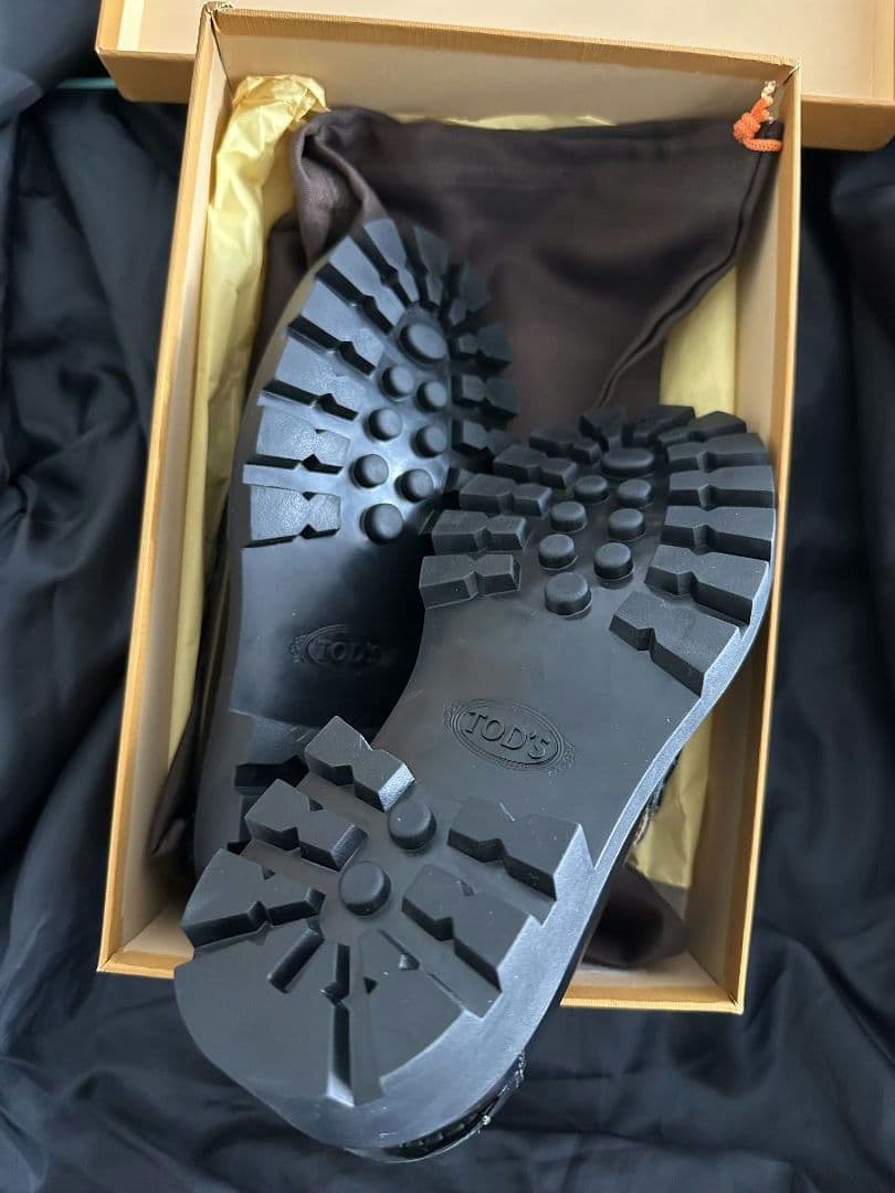 TOD'S ロゴ ケイト 黒 ローファー 厚底 37サイズ