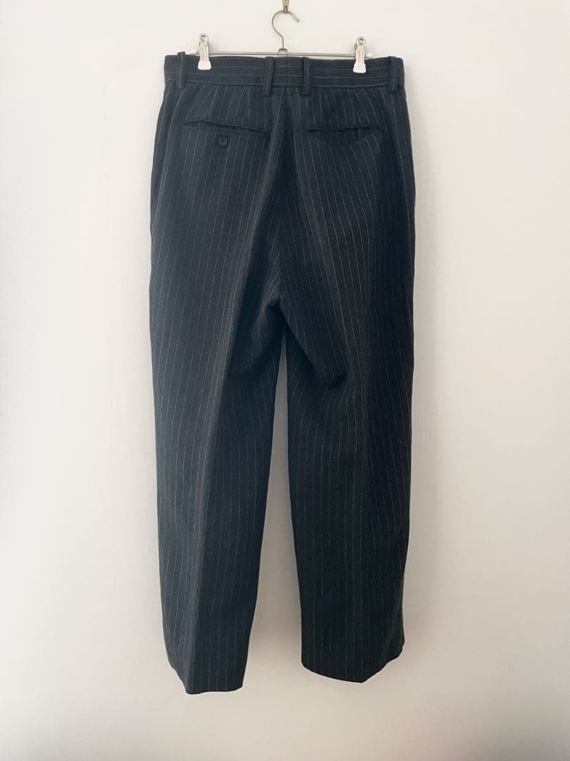 パンツ A.PRESSE 21aw Two tack Trousers Chacoal1