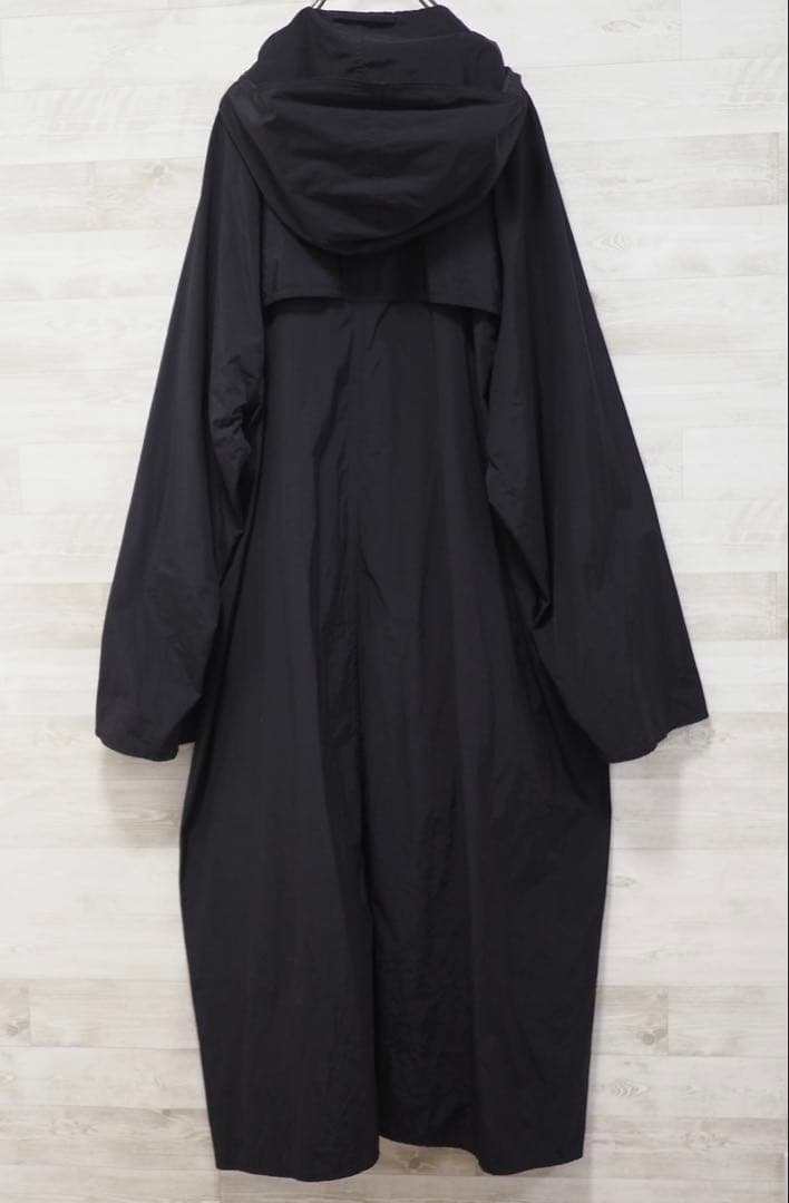 ジャケット・アウター YAECA CONTEMPO 21SS Hood Rain Coat-Bk/S