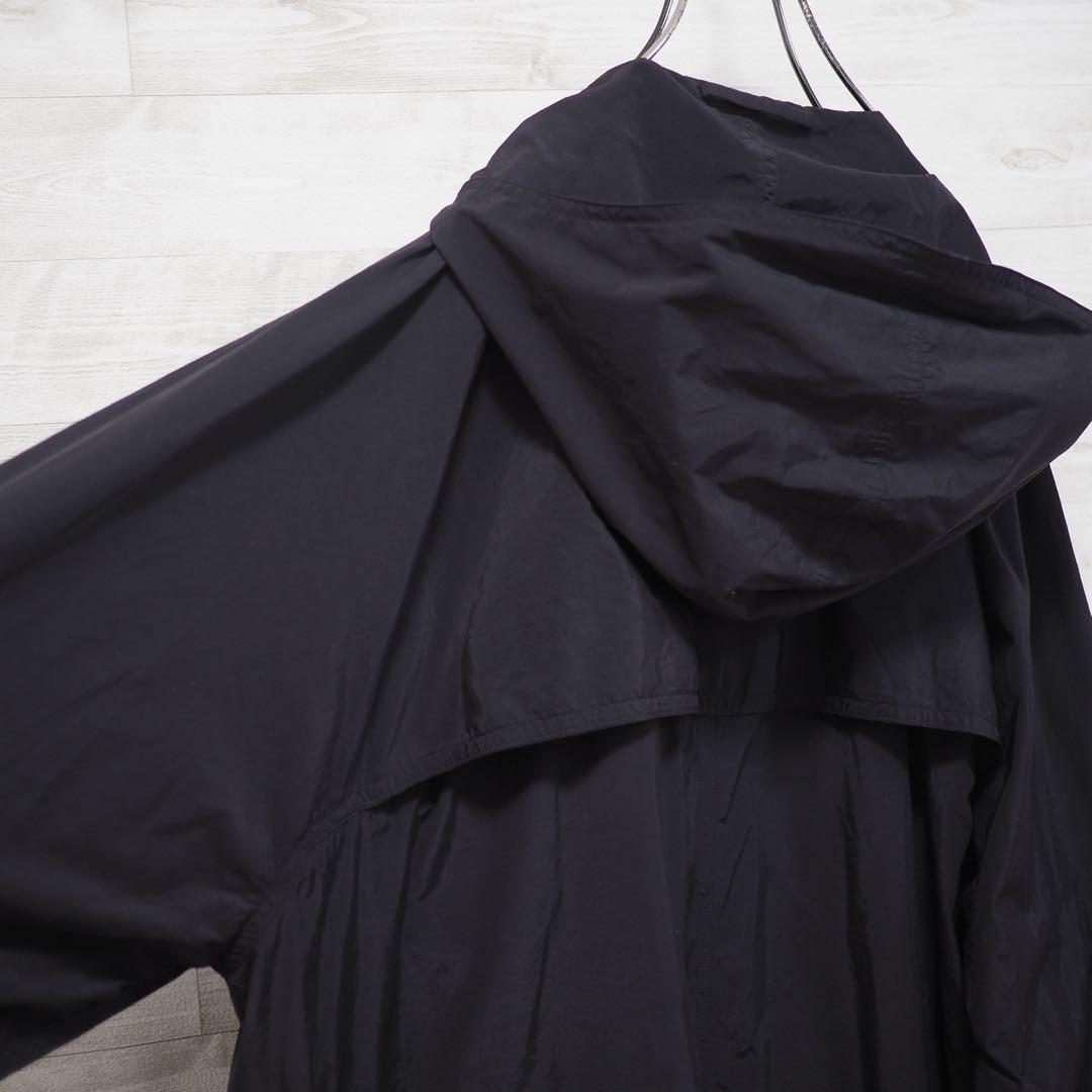 ジャケット・アウター YAECA CONTEMPO 21SS Hood Rain Coat-Bk/S