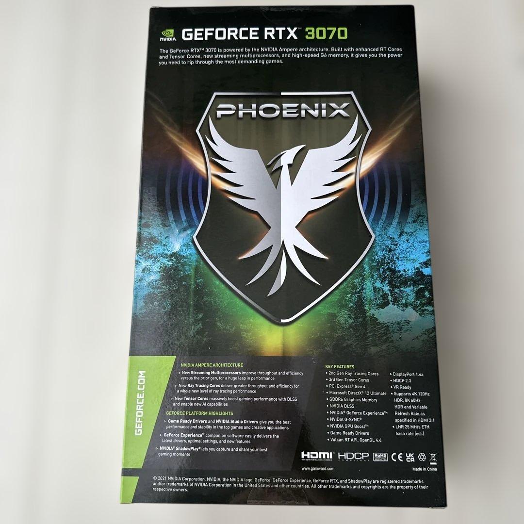 美品GAINWARD PHOENIX GEFORCE RTX 3070 8GB