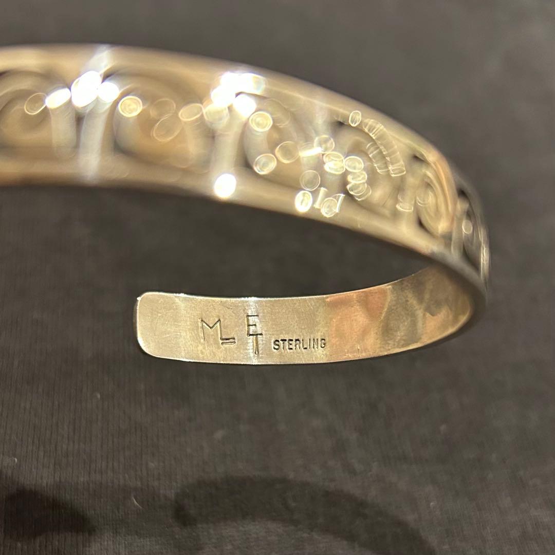 HOPI/ホピ族 Effie Tawahongva作 オーバーレイ バングル