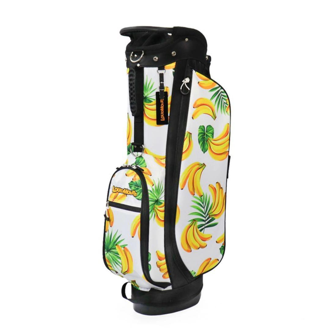 【新品】ラウドマウス キャディバッグ 8.5型 310 バナナホワイト 0031