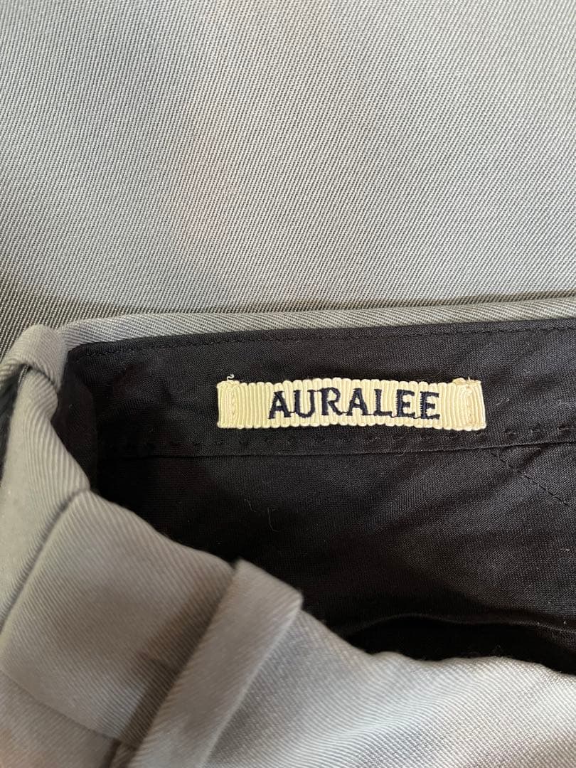 【名作】AURALEE 19AW ウールマックスギャバジン スラックス 4