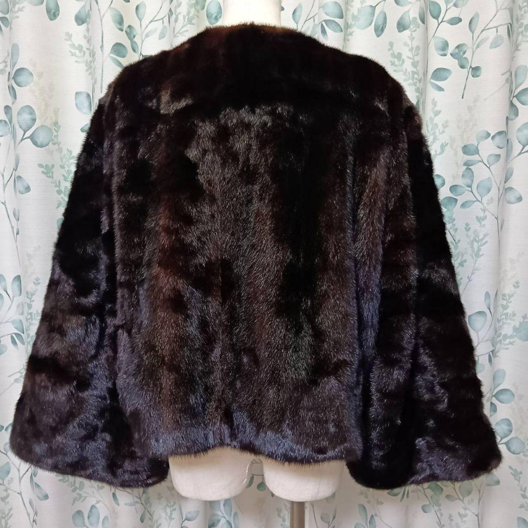Black Jewel 毛皮 ダークミンク ブラック ショートコート
