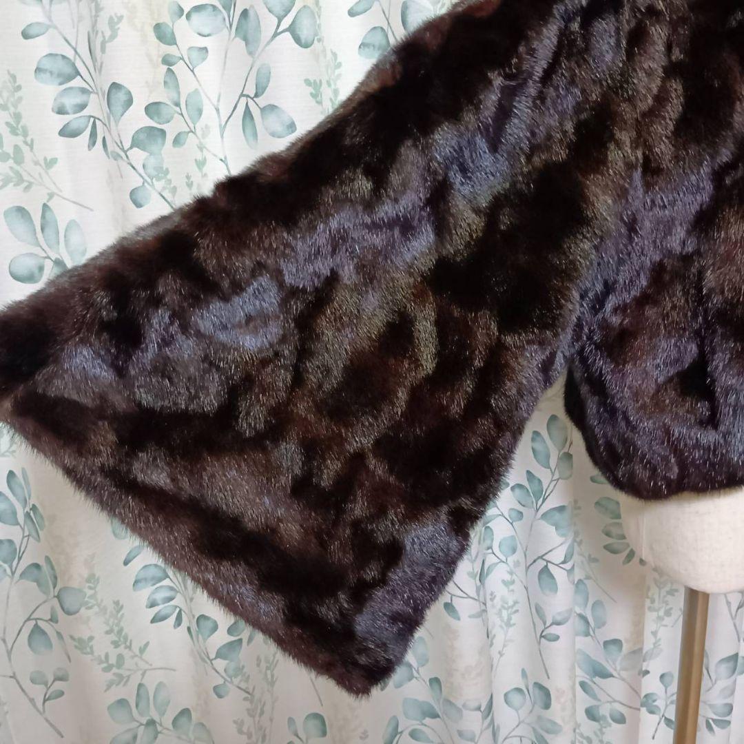 Black Jewel 毛皮 ダークミンク ブラック ショートコート