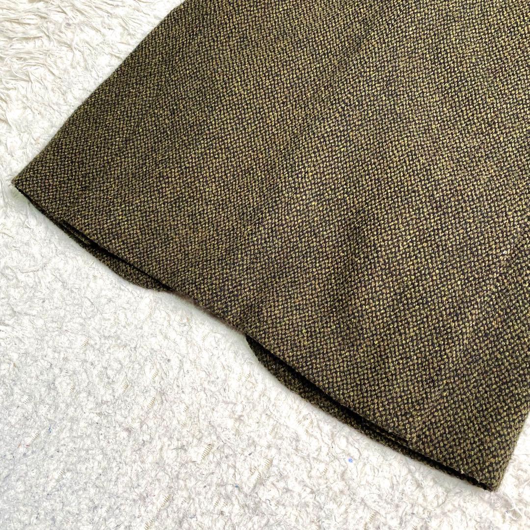 美品✨ハリスツイード テーラード 切り替え エルボーパッチ ツイード 別注