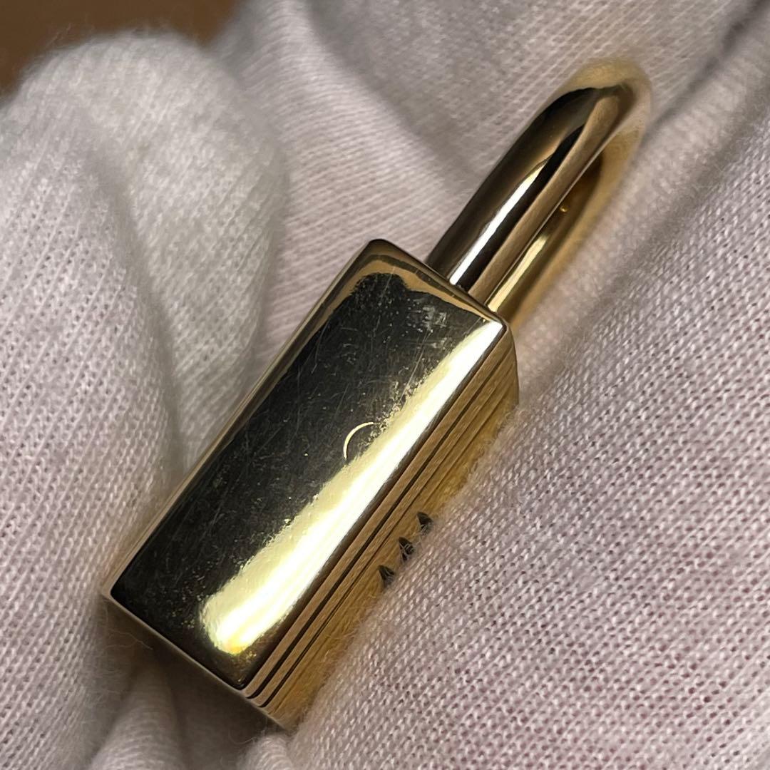 【美品】エルメス K24ゴールドメッキ パドロック リペア品 100番114-2