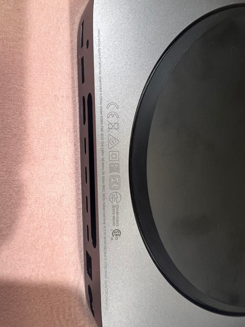 Macデスクトップ MacMini2018 i7 32GB 256SSD 10GbEth