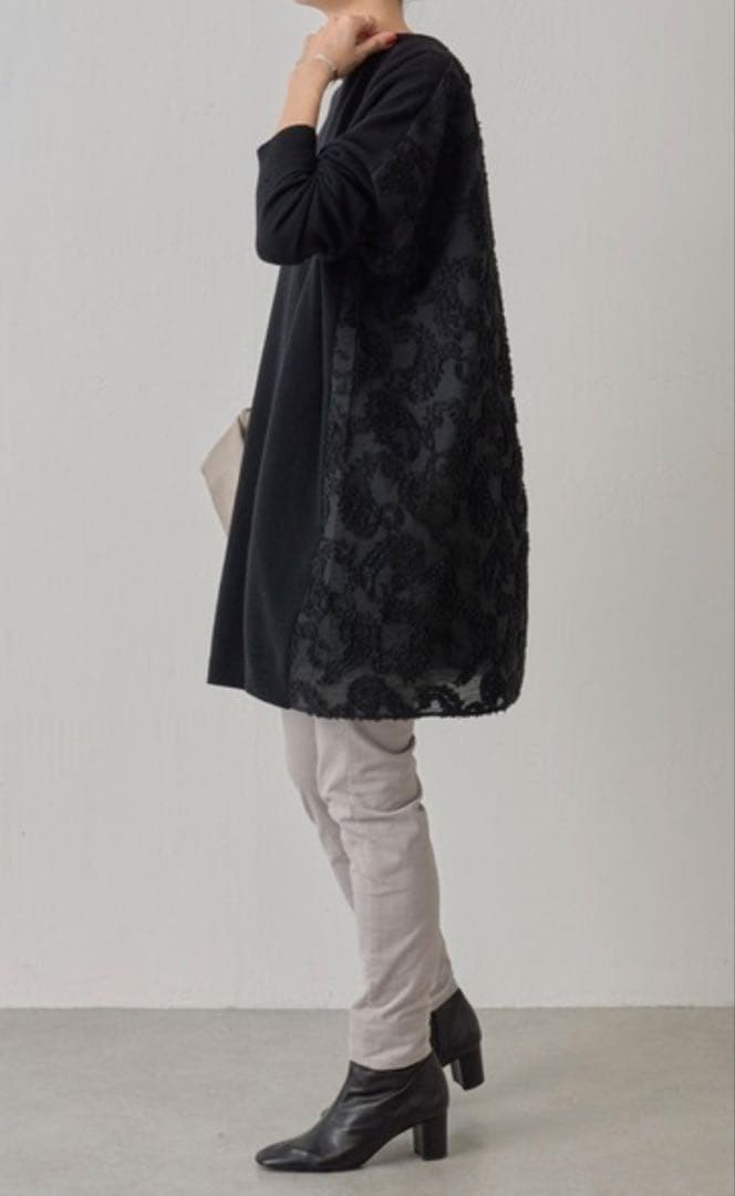 BEARDSLEY 後ろジャガードチュニック ガリャルダガランテ