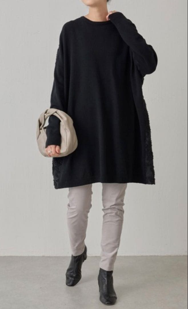 BEARDSLEY 後ろジャガードチュニック ガリャルダガランテ