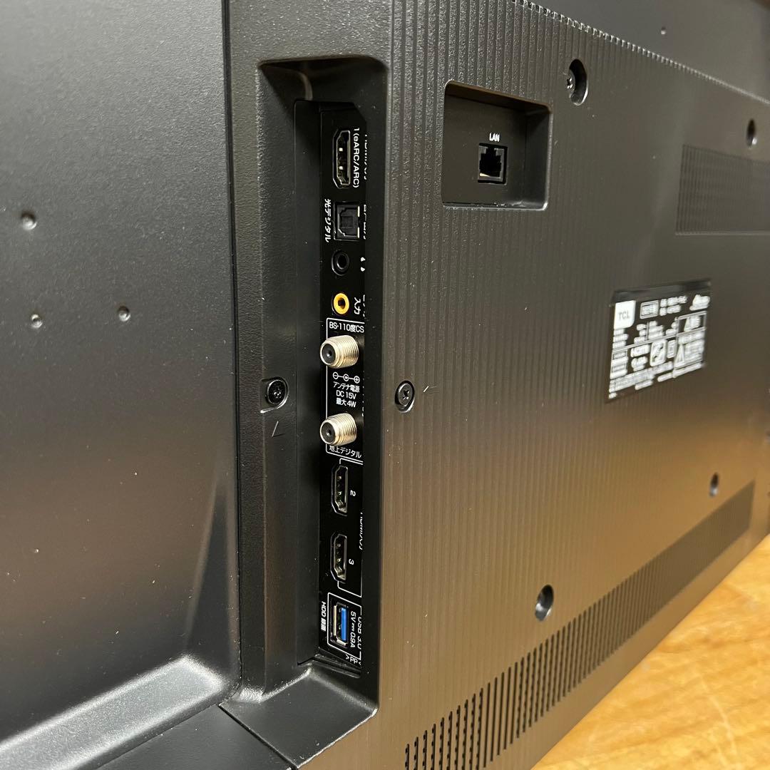 TCL 43V型 4K液晶テレビ Google TV 43P635 2022年製