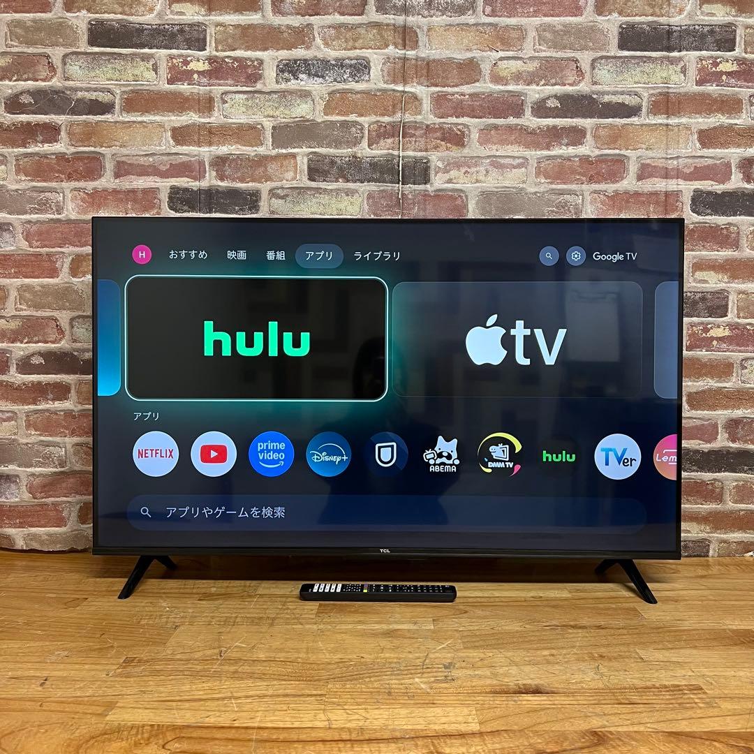 TCL 43V型 4K液晶テレビ Google TV 43P635 2022年製