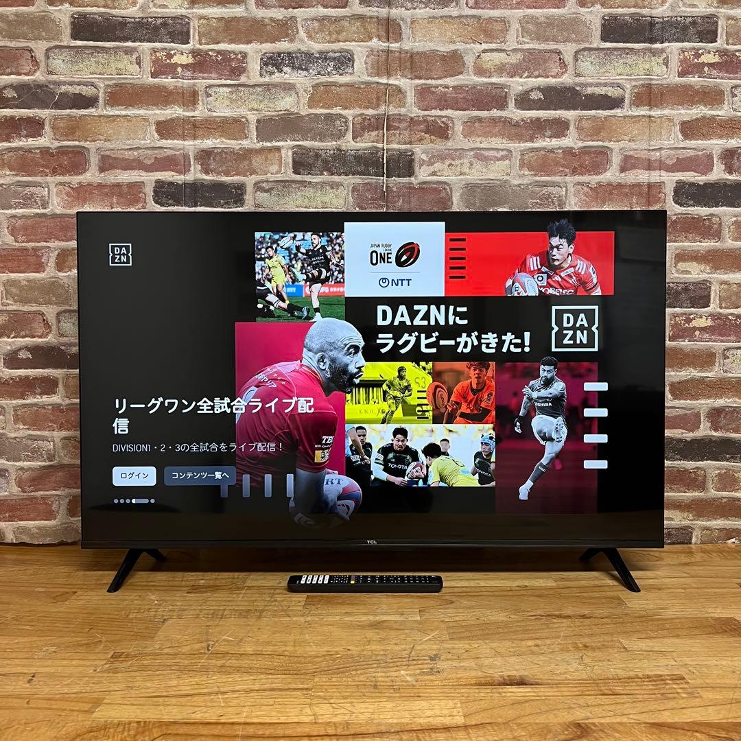 TCL 43V型 4K液晶テレビ Google TV 43P635 2022年製