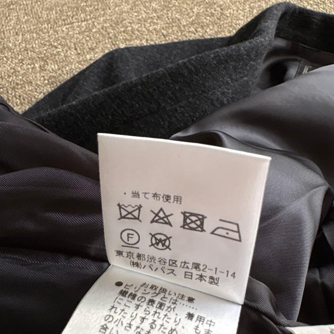 マドモアゼルノンノン ジャケット40 日本製 グレー テーラード 定価6万