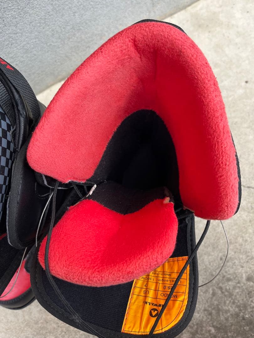 AIRWALK 赤黒 スノーボードブーツ25cm BOA