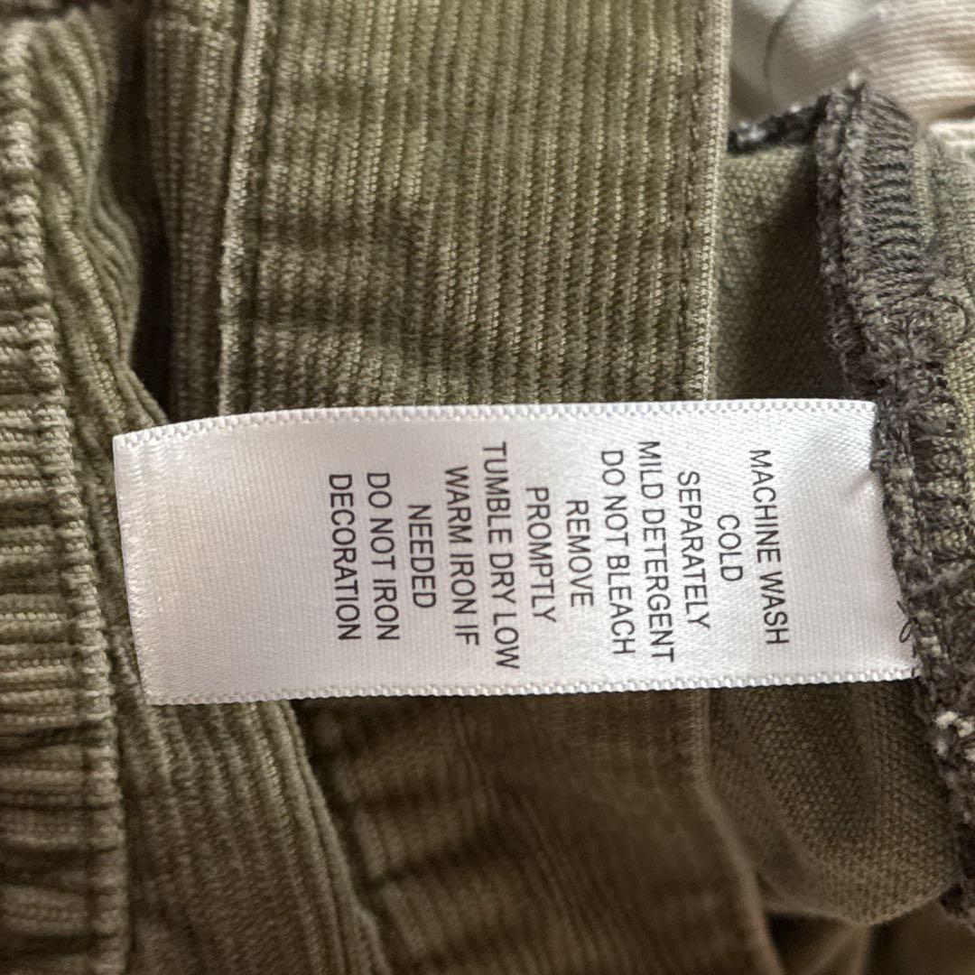 ろ*ー様 ラルフローレンRRL コーデュロイパンツ オリーブ IDEALジップメ