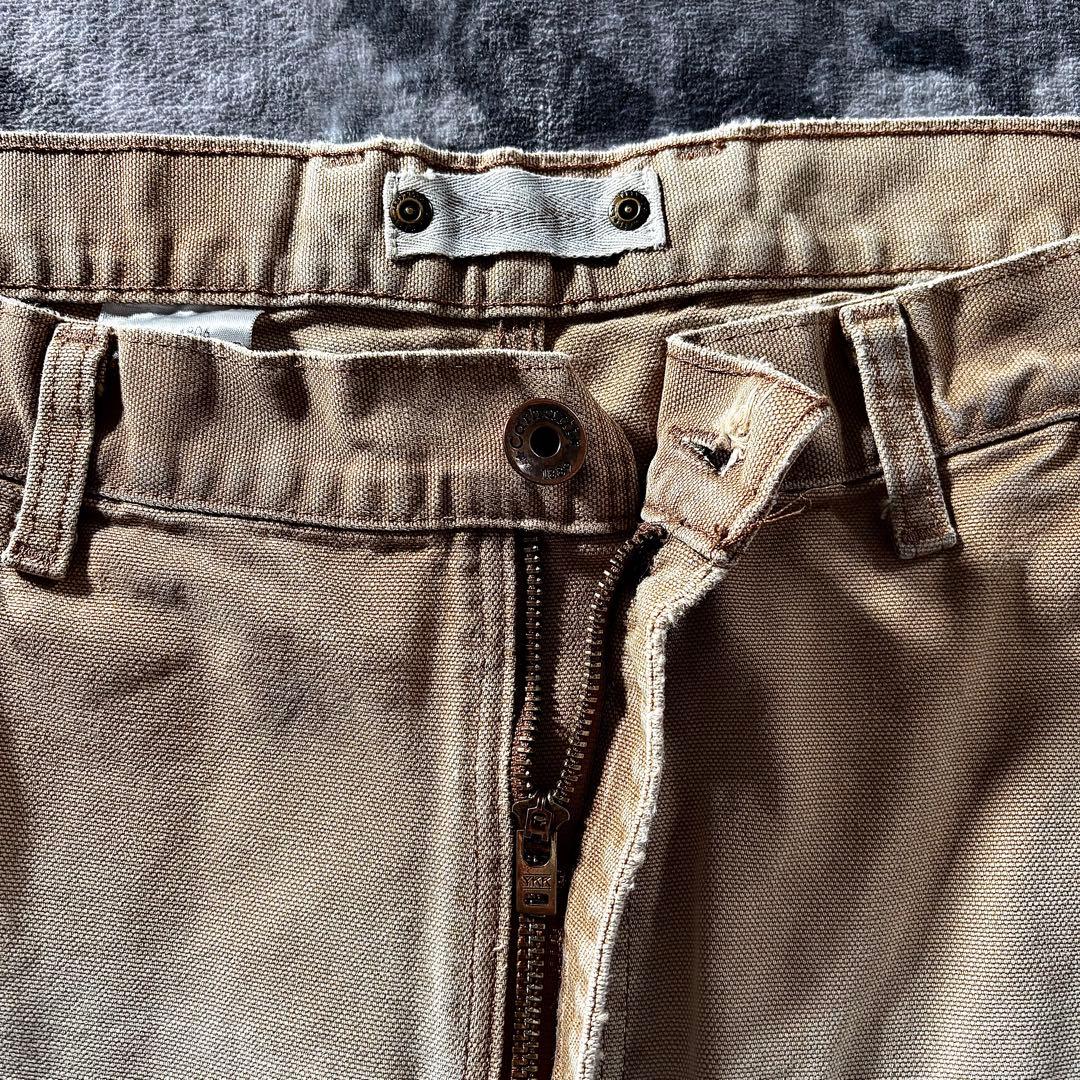 コメ欄セール！ 厚手 ダック地 一点物 ダブルニー 38×32 ビックシルエット