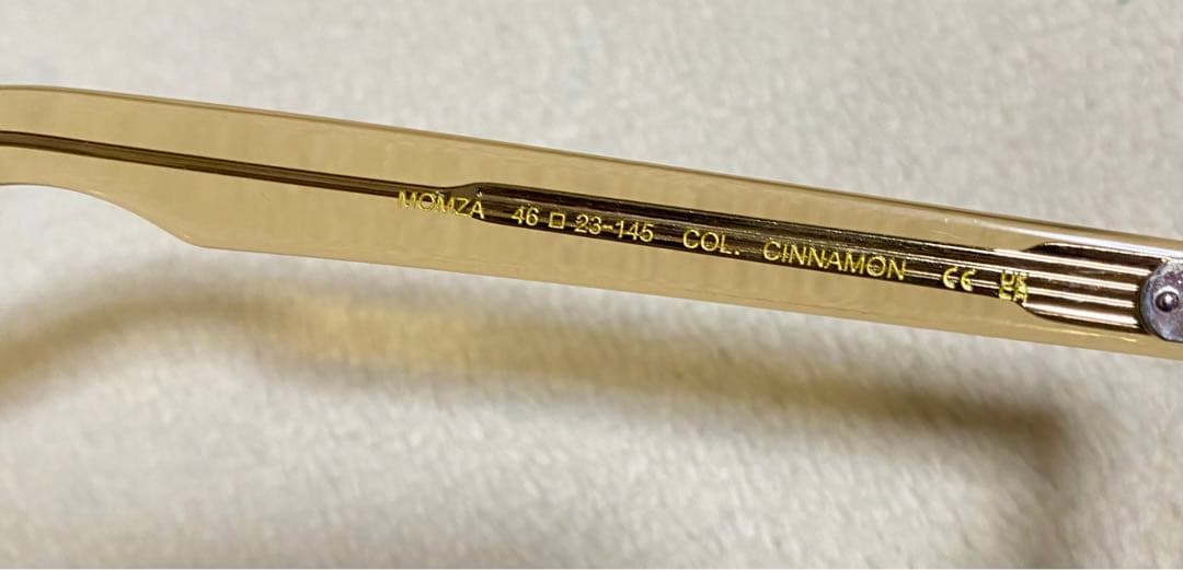 新品 MOSCOT モスコット MOMZA サングラス CINNAMON 黄色