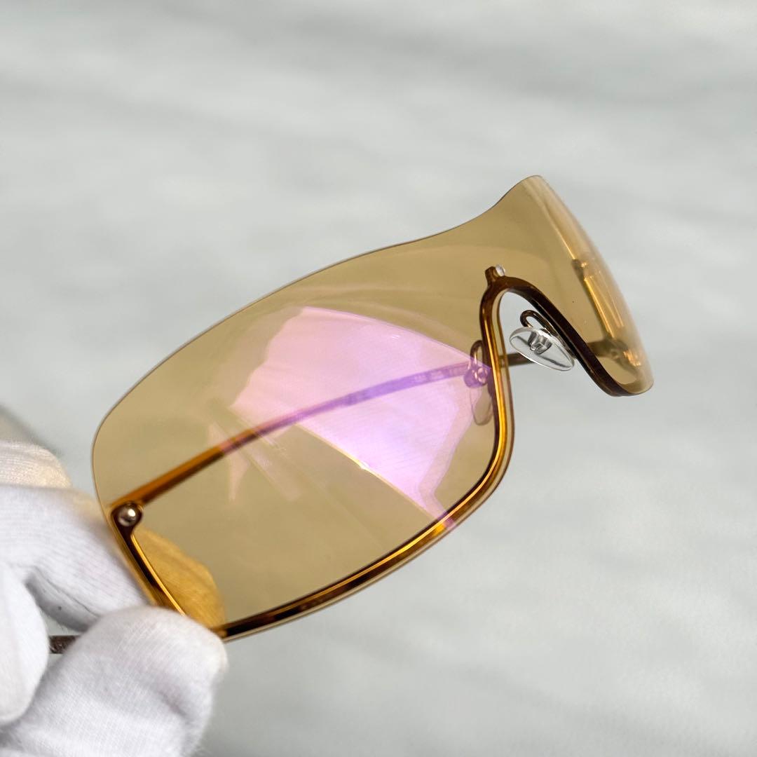 GUCCI シールド サングラス 一眼レンズ Y2K 廃盤 高見沢俊彦 着用