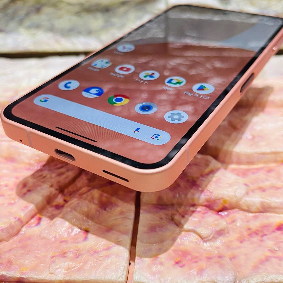 美品 SIMフリー AQUOS sense9 128GB コーラル 電池良好