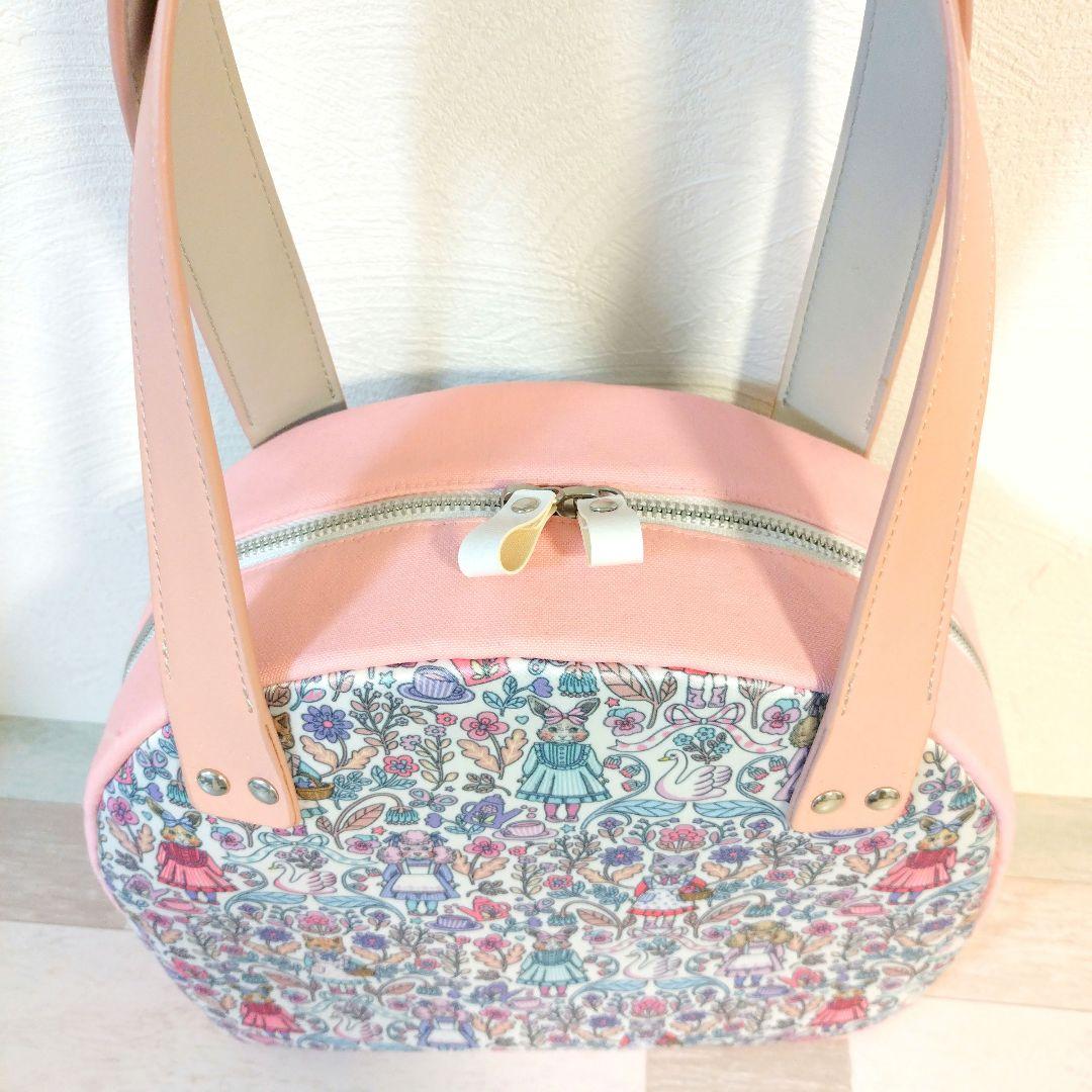 専用☆ホワイトサテンボストンバッグ☆ジョリーフルール