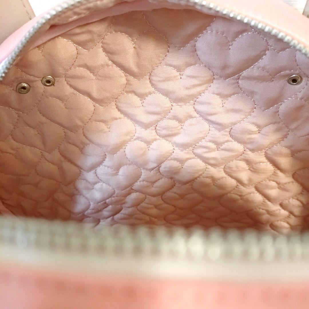 専用☆ホワイトサテンボストンバッグ☆ジョリーフルール