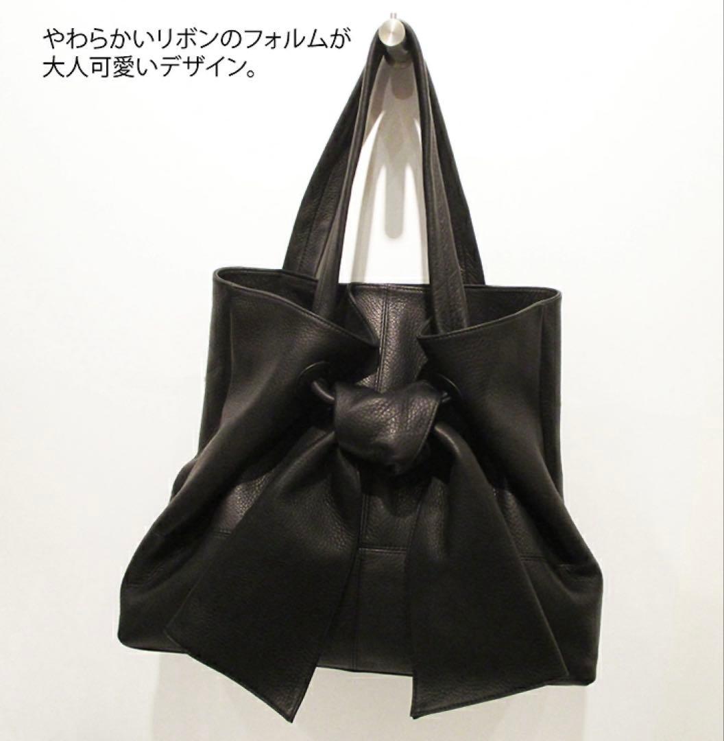 VIA DOAN ヴィア ドアン 牛革 本革 リボン