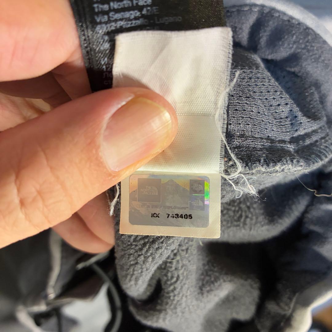 【USA古着】ノースフェイスソフトシェルベスト3XLグレービック刺繍ドロー