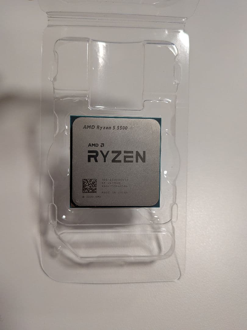 AMD Ryzen 5 5500（美品・8ヶ月使用・外箱あり）６